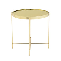 Trinity Side Table - Gold