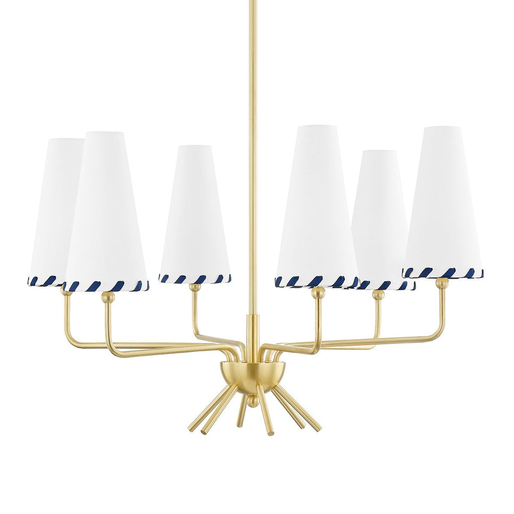 Cassie Chandelier - Aged Brass