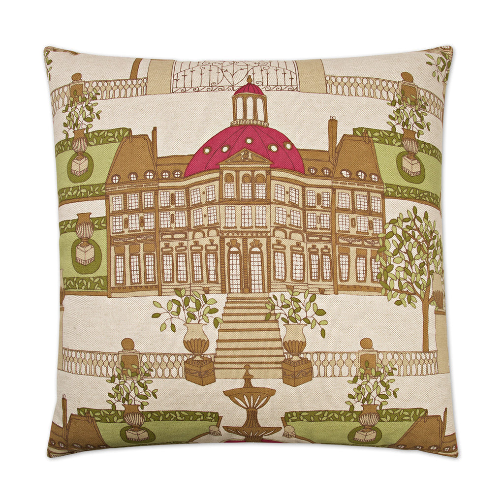 Conservatory Pillow - Ruby