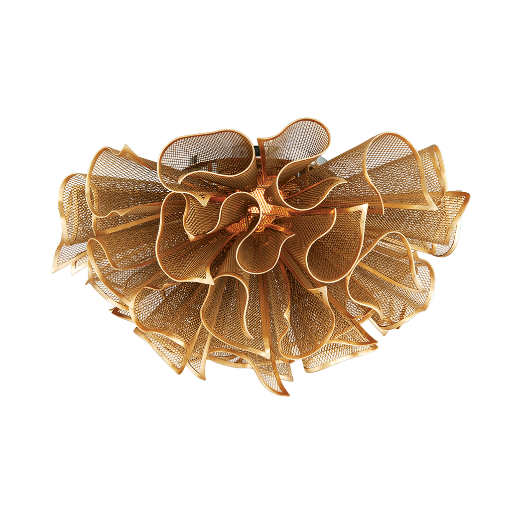 Pulse Semi Flush - Gold Leaf