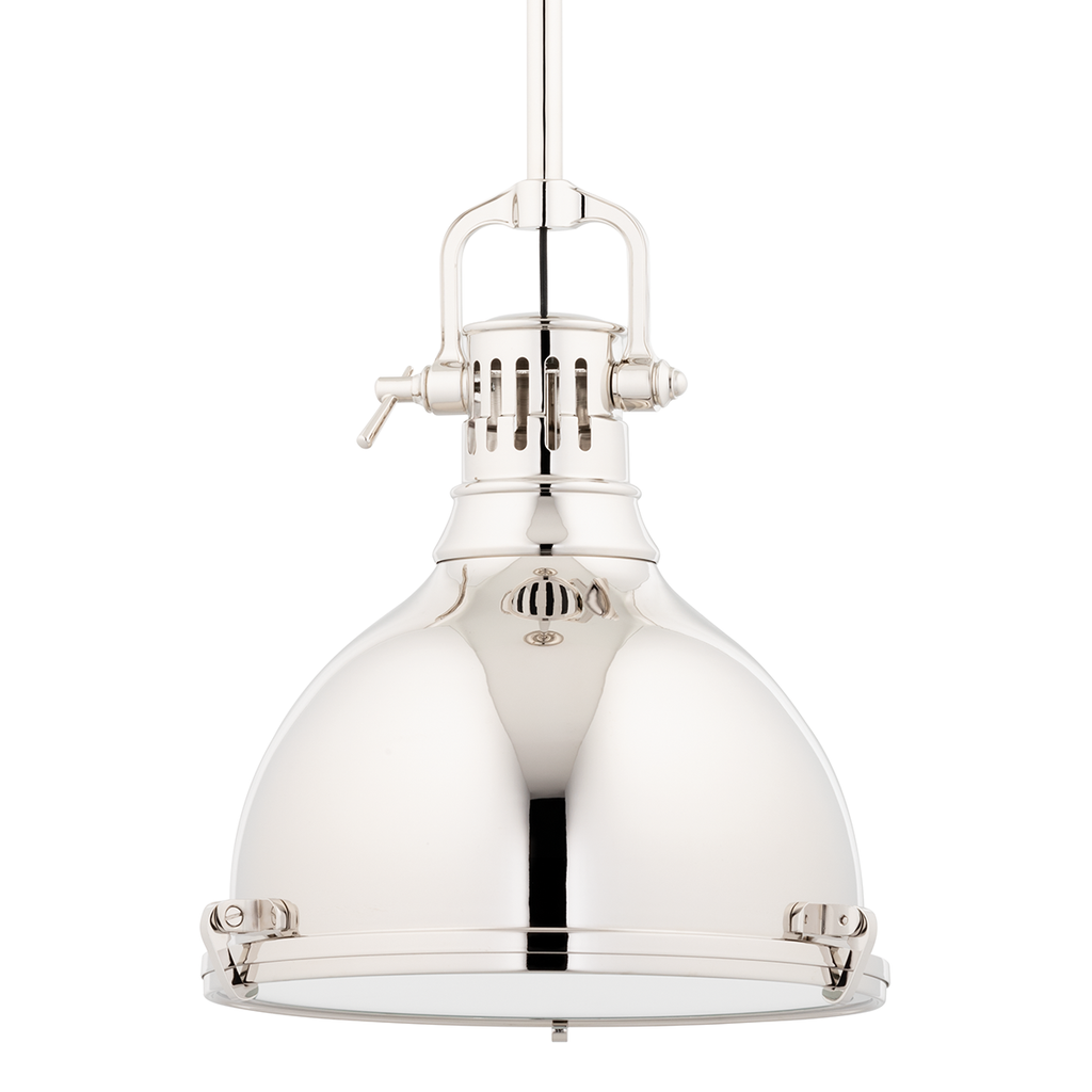 Pelham Pendant 16" - Polished Nickel