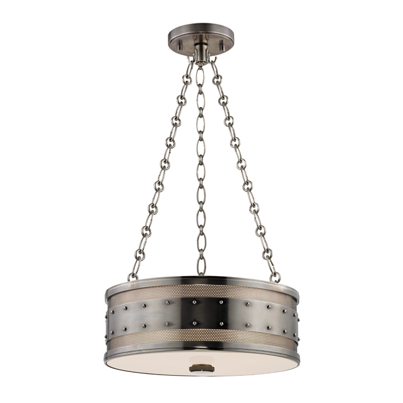 Gaines Pendant 16" - Historic Nickel