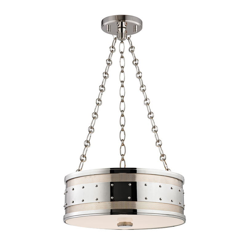 Gaines Pendant 16" - Polished Nickel