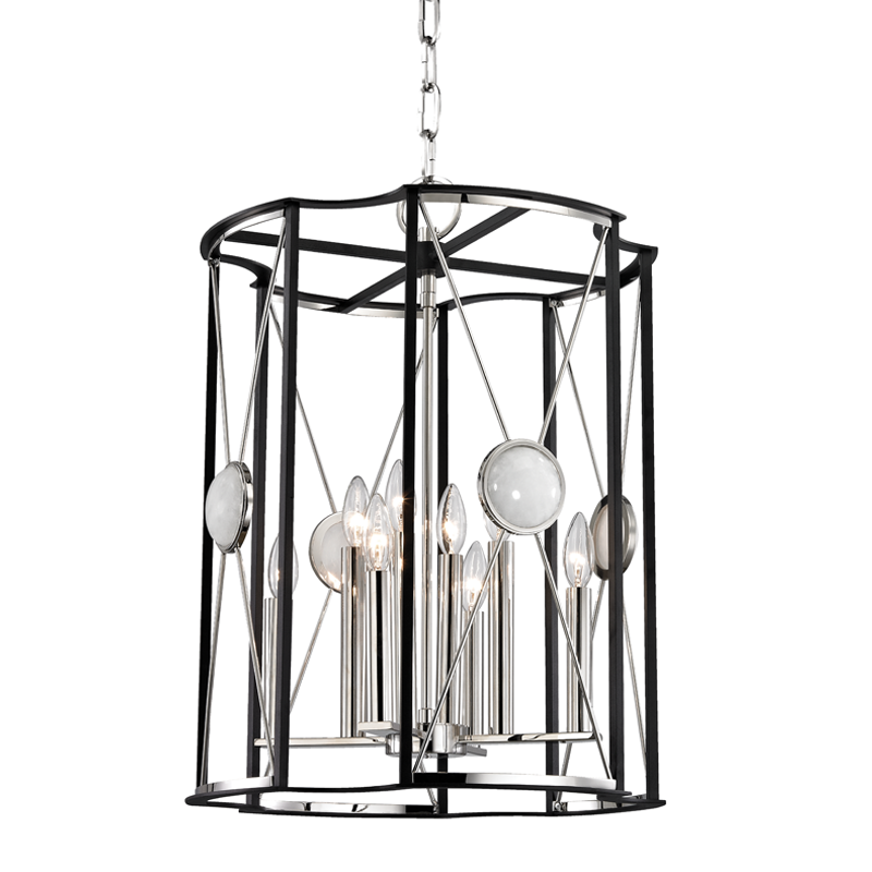 Cresson Pendant 25" - Polished Nickel