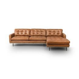 Lexi 2-Piece Sectional - Sonoma Butterscotch, Right Chaise by Four Hands