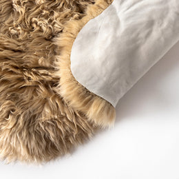 Lalo Lambskin Rug - Beige Lambskin