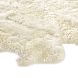 Lalo Lambskin Rug - White Lambskin