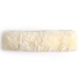 Lalo Lambskin Lumbar Pillow - White Lambskin by Four Hands