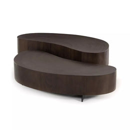 Avett Coffee Table - Smoked Guanacaste, 2 Piece by Four Hands