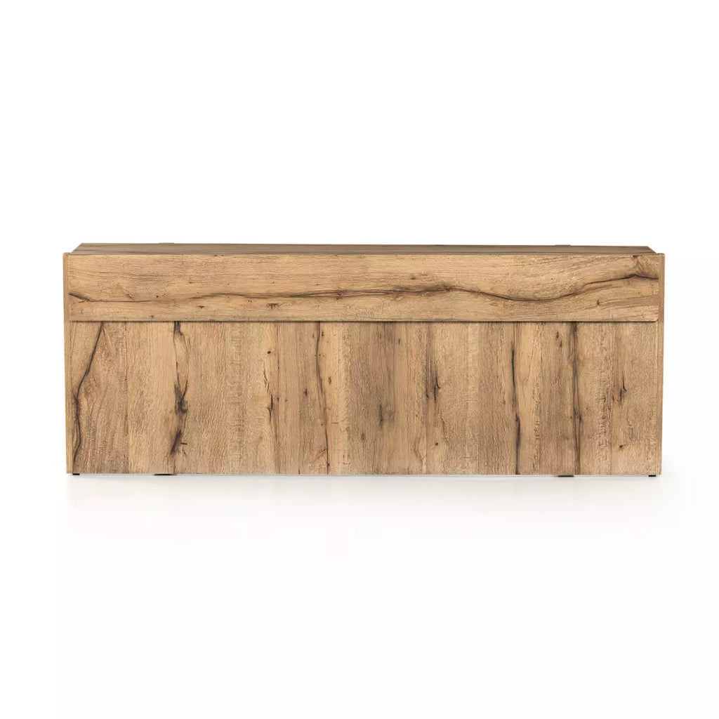 Bingham Console Table, Rustic Oak Veneer