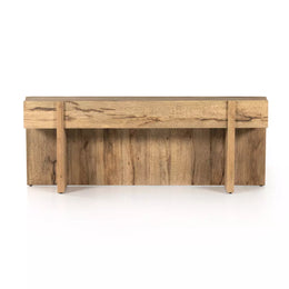 Bingham Console Table, Rustic Oak Veneer