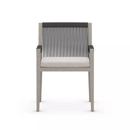 Sherwood Outdoor Dining Armchair-Grey/Stone Grey