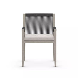 Sherwood Outdoor Dining Armchair-Grey/Stone Grey by Four Hands