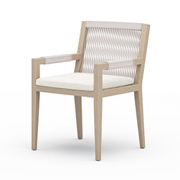 Sherwood Outdoor Dining Armchair - Venao Ivory by Four Hands