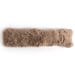 Lalo Lambskin Lumbar Pillow - Taupe Lambskin