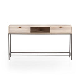 Trey Console Table, Dove Poplar by Four Hands