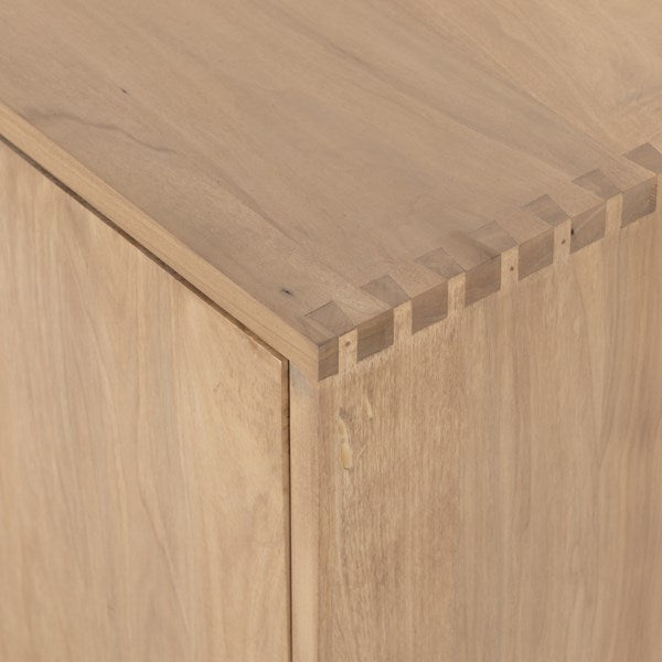 Isador Media Console-Dry Wash Poplar