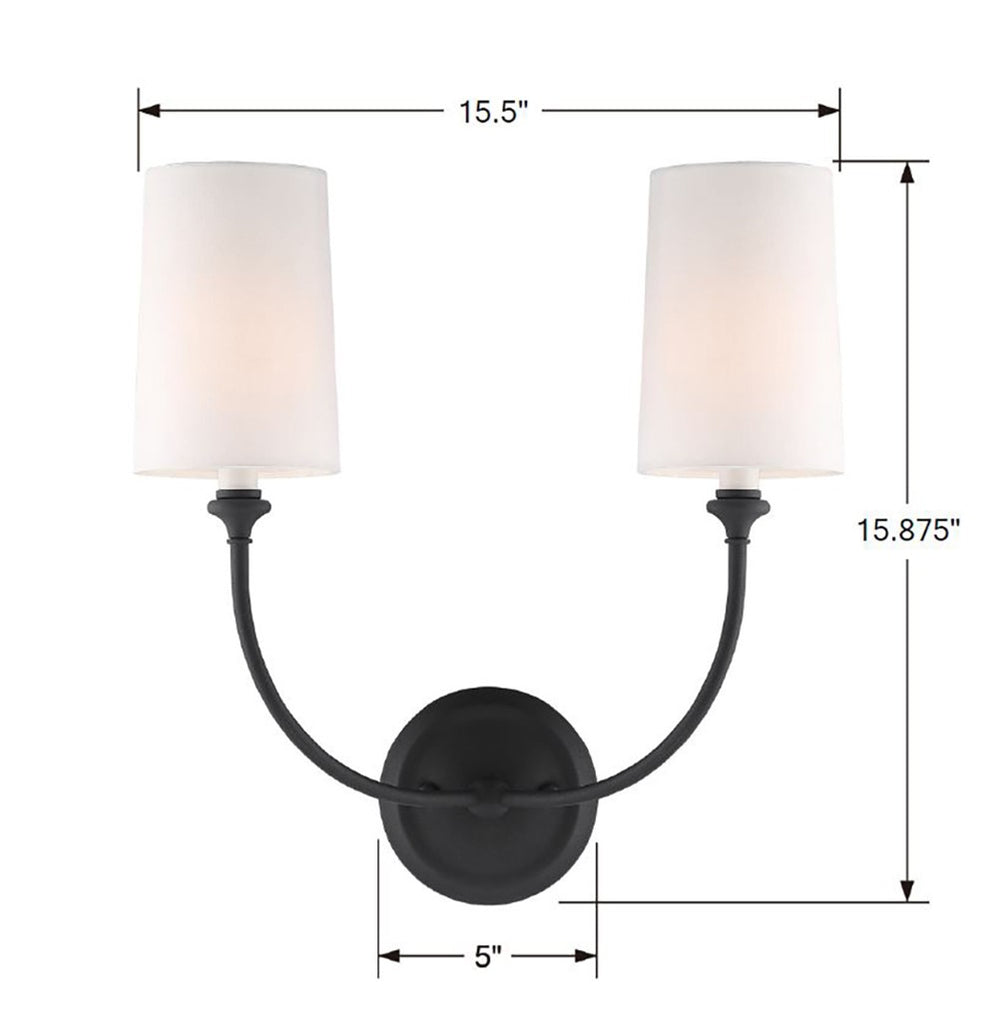 Libby Langdon Sylvan 2 Light Sconce