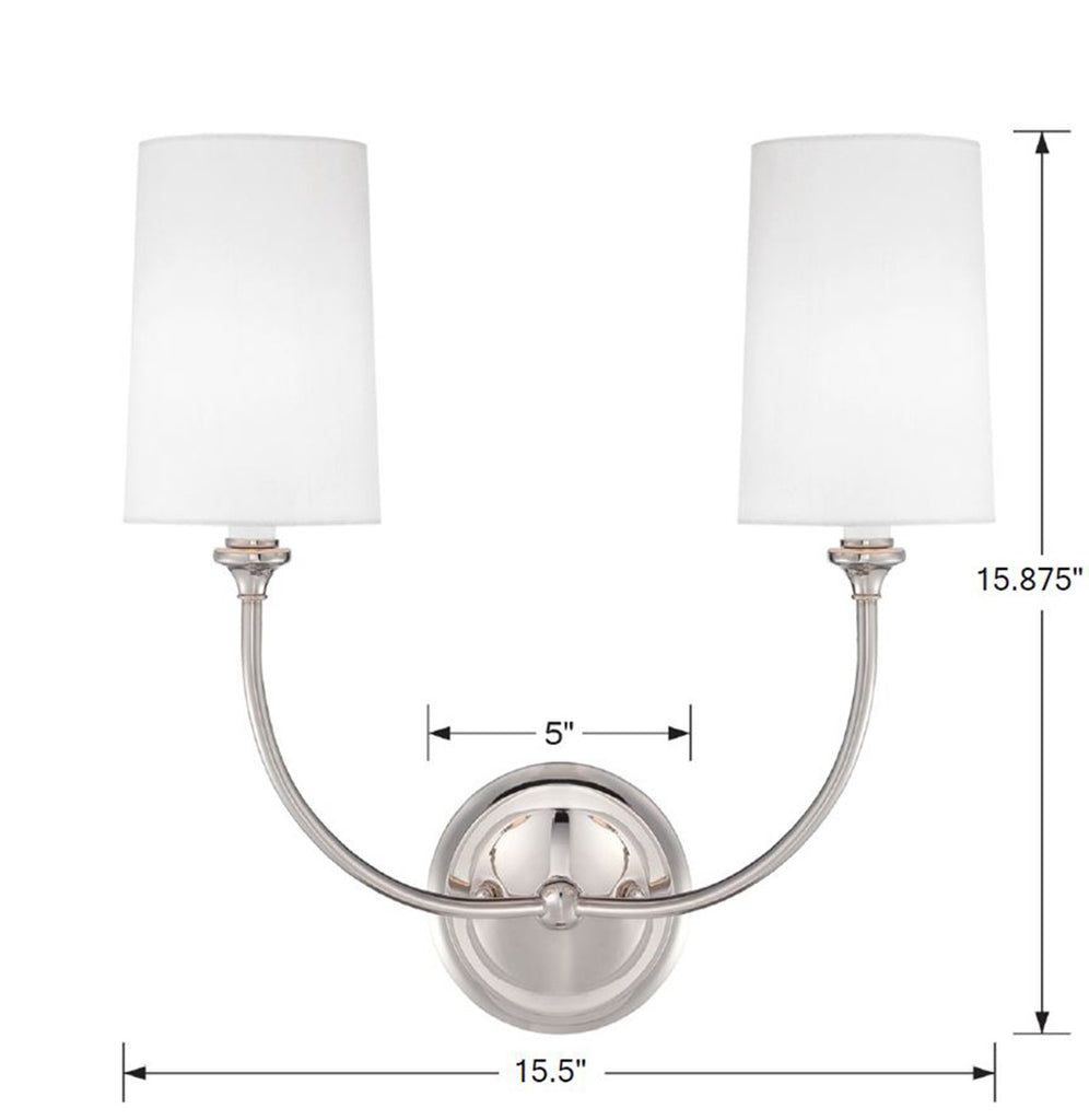 Libby Langdon Sylvan 2 Light Sconce