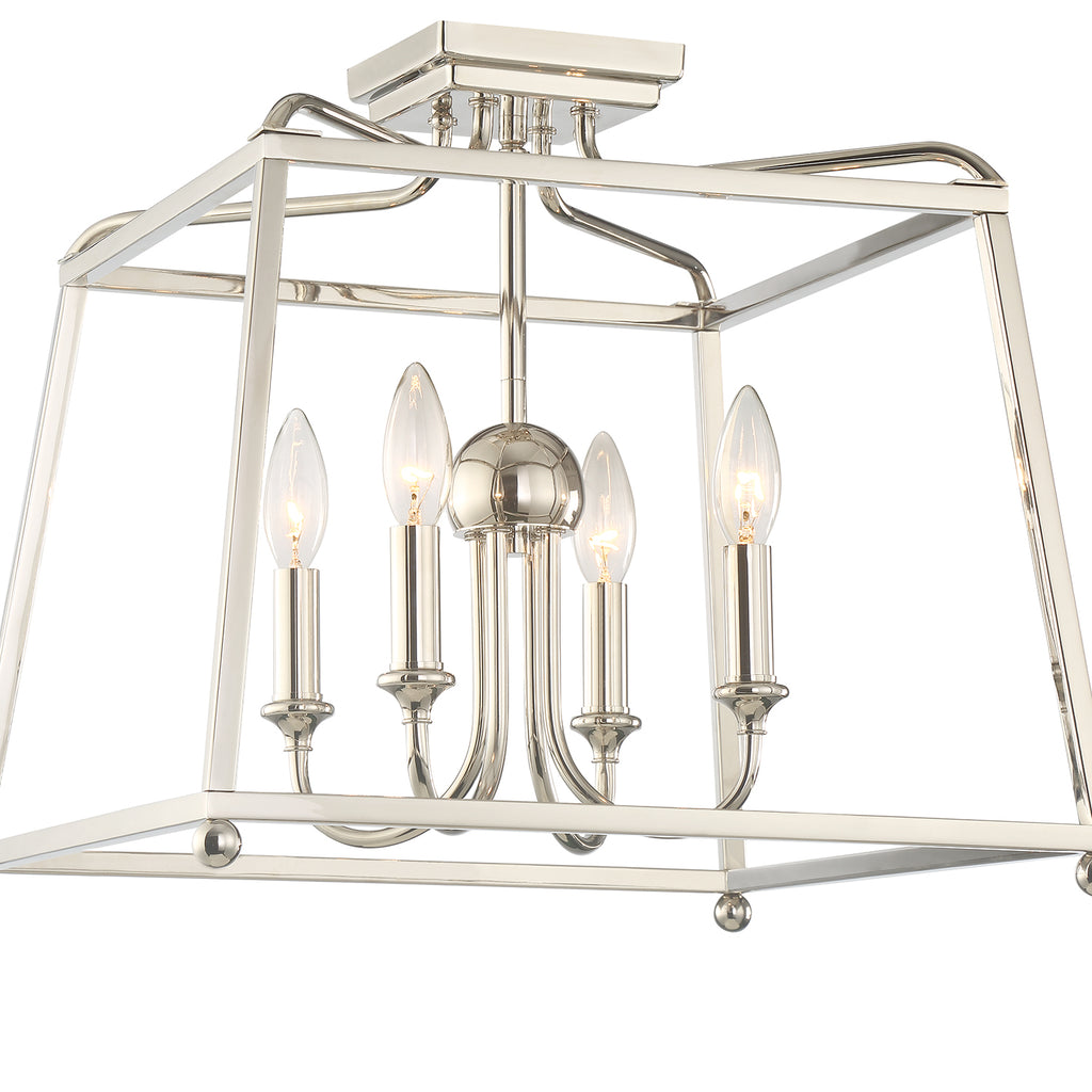 Libby Langdon Sylvan 4 Light Semi Flush