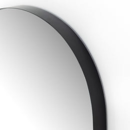 Georgina Small Mirror - Iron Matte Black