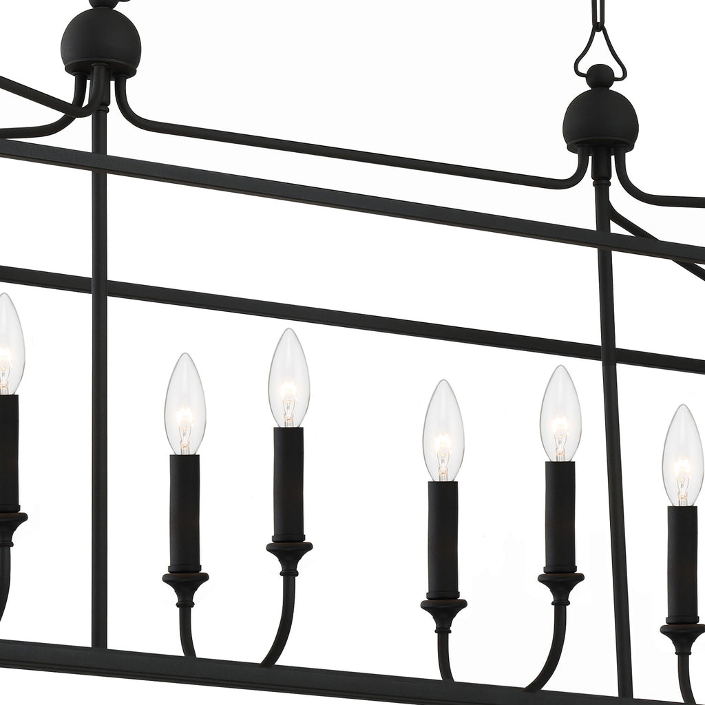 Libby Langdon Sylvan 8 Light Linear Chandelier