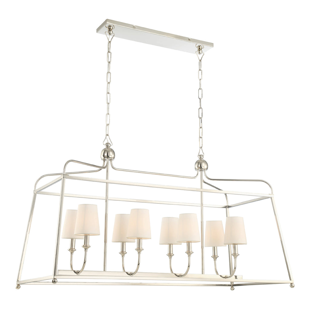 Libby Langdon Sylvan 8 Light Linear Chandelier