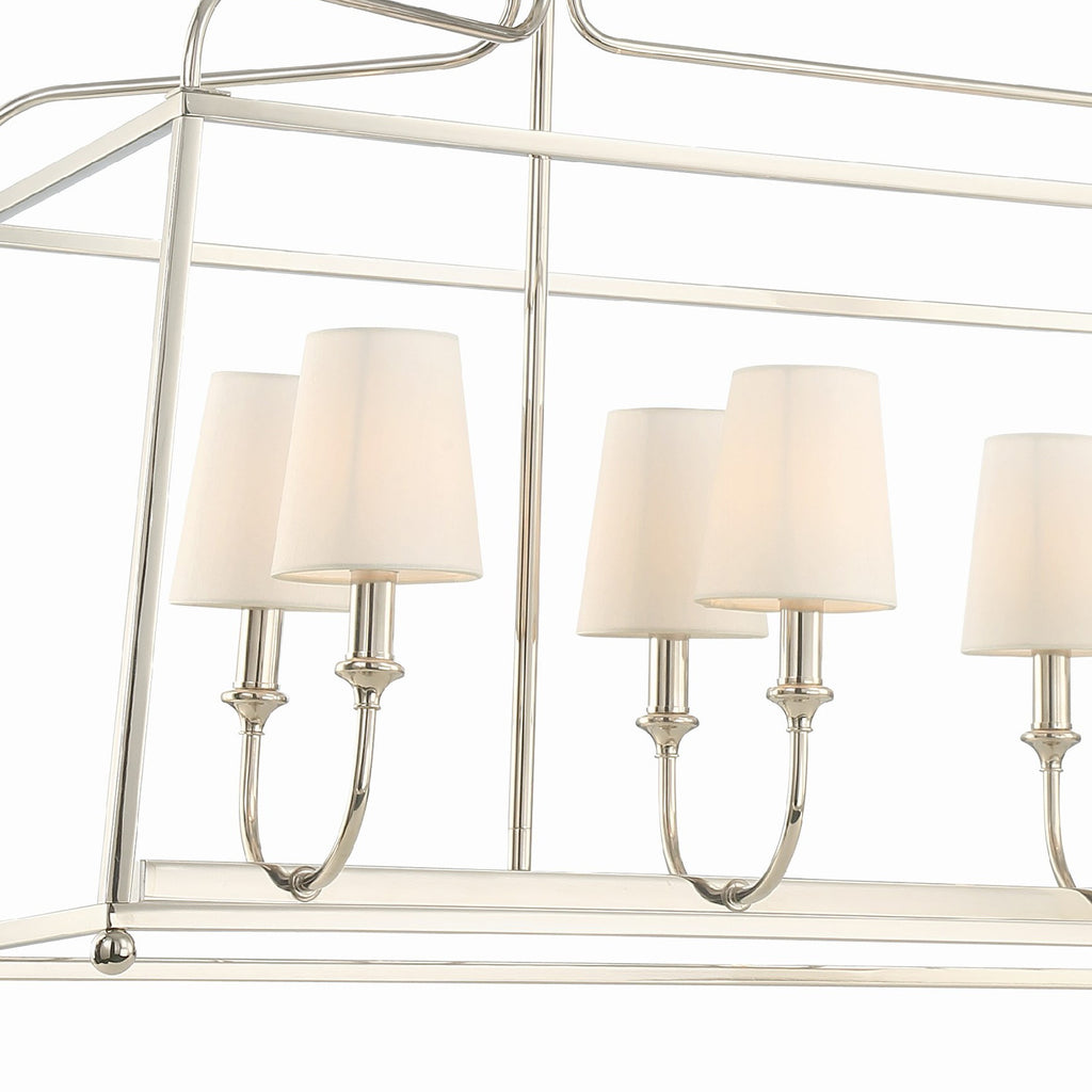 Libby Langdon Sylvan 8 Light Linear Chandelier