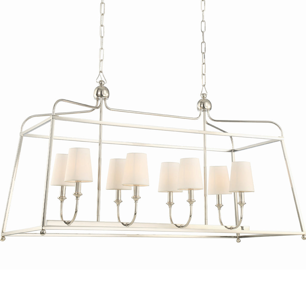 Libby Langdon Sylvan 8 Light Linear Chandelier