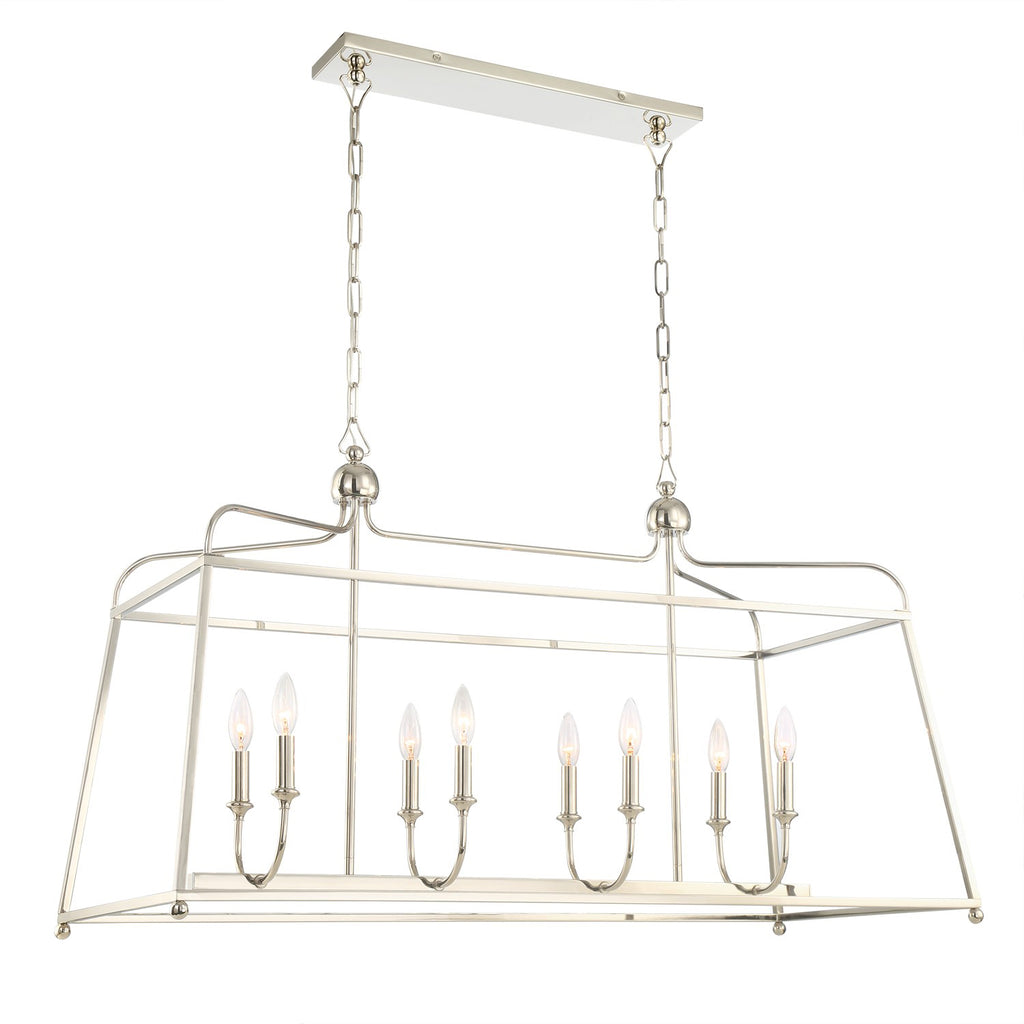 Libby Langdon Sylvan 8 Light Linear Chandelier