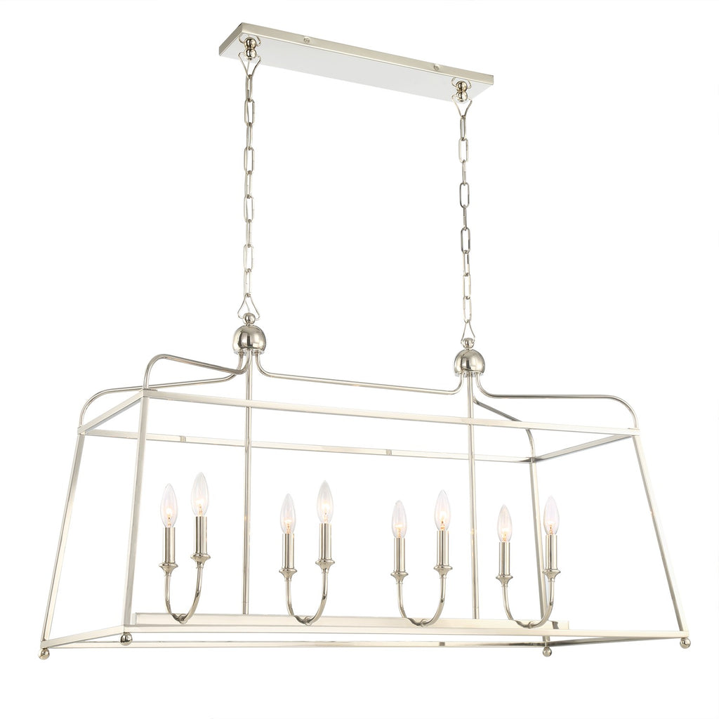 Libby Langdon Sylvan 8 Light Linear Chandelier