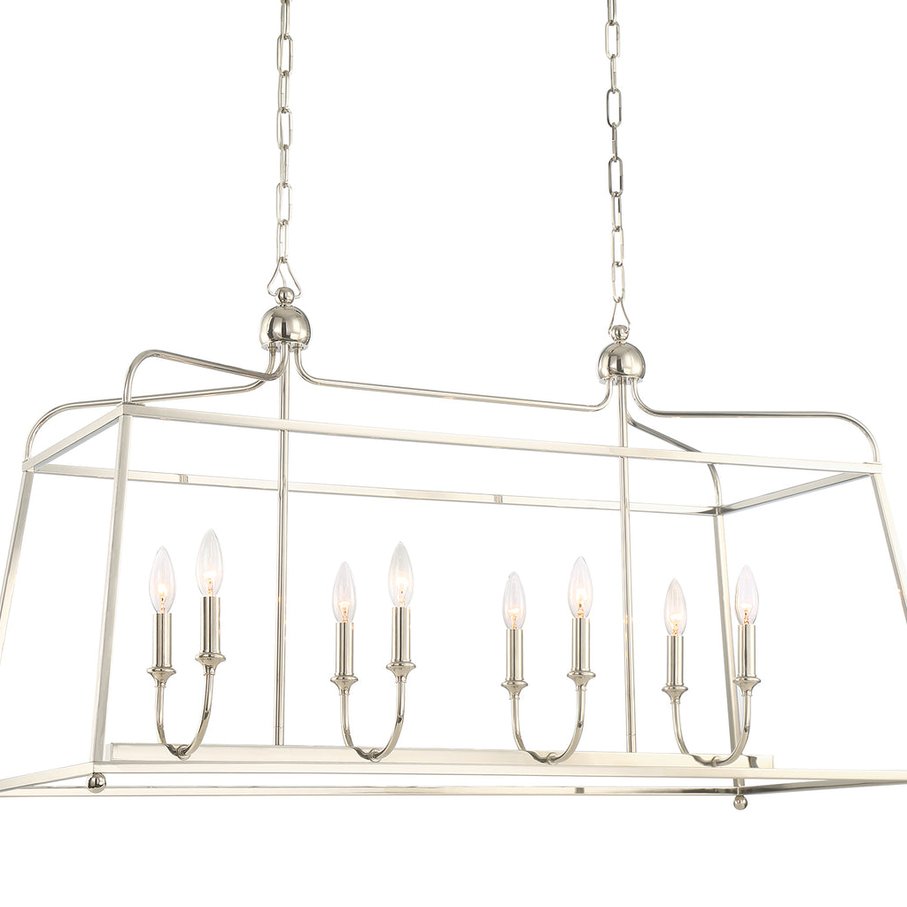 Libby Langdon Sylvan 8 Light Linear Chandelier