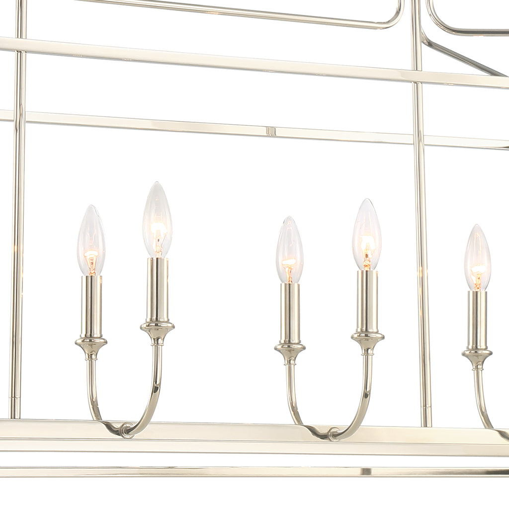 Libby Langdon Sylvan 8 Light Linear Chandelier