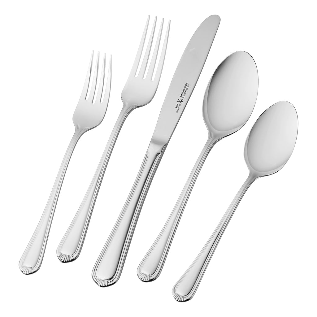 Alcea 20-Piece 18/10 Stainless Steel Flatware Set