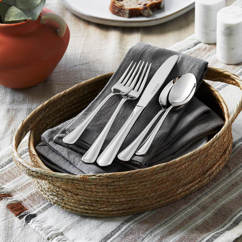 Alcea 20-Piece 18/10 Stainless Steel Flatware Set