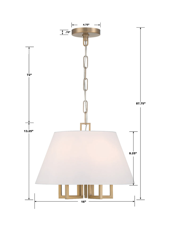 Libby Langdon Westwood 5 Light Semi Flush