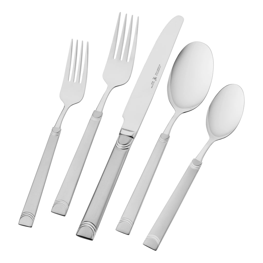 Joy 45-Piece 18/10 Stainless Steel Flatware Set