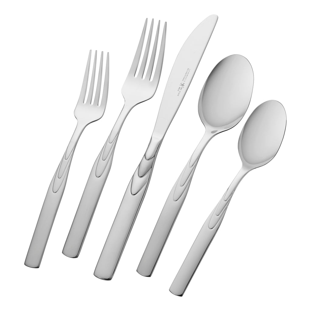 Rapture 45-Piece 18/10 Stainless Steel Flatware Set