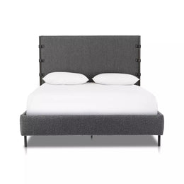 Anderson Bed, Knoll Charcoal by Four Hands