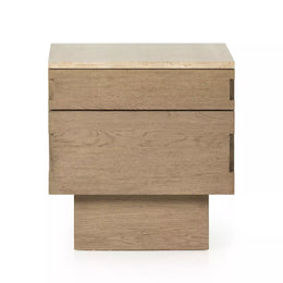 Jaylen Nightstand - Travertine