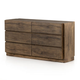 Perrin 6 Drawer Dresser - Rustic Fawn