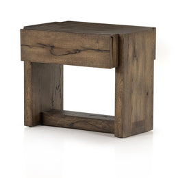 Perrin Nightstand - Rustic Fawn Veneer