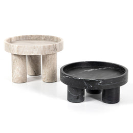 Kanto Bowls, Set Of 2 - Black Marble