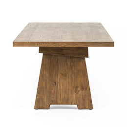 Darnell Dining Table - Bleached Oak Veneer