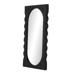 Aldrik Mirror - Black Reclaimed Pine