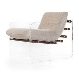 Cassius Chair - Torrance Silver by Four Hands