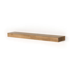 Cain Floating Shelf - Gold Guanacaste