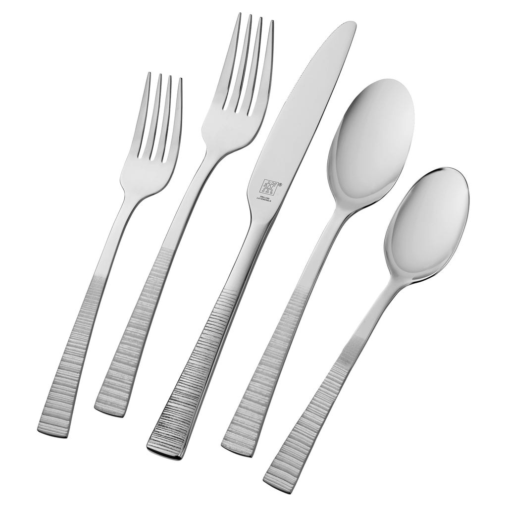 Kingwood 20-Piece 18/10 Stainless Steel Flatware Set