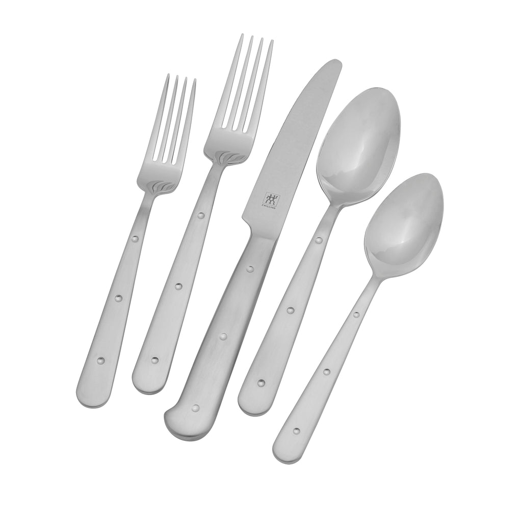 Porterhouse 45-Piece 18/10 Stainless Steel Flatware Set