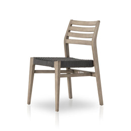 Audra Outdoor Dining Chair - Slate Grey Rope